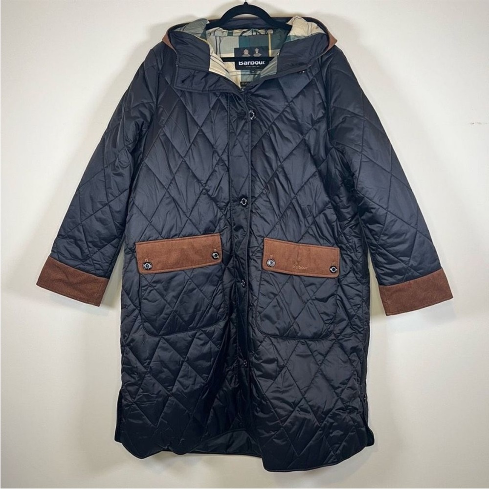 Women’s Barbour Mickley Hooded Quilted Coat 1X